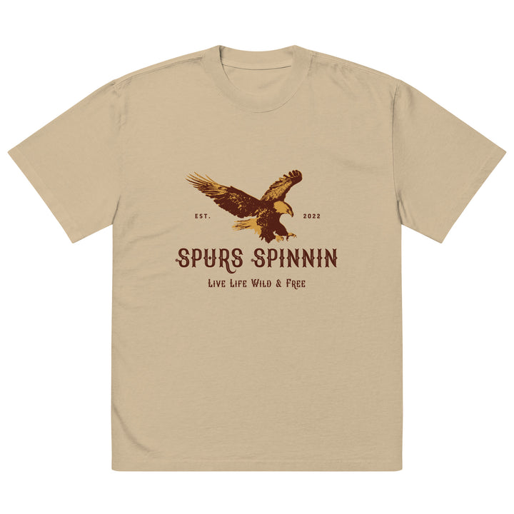 Spurs Spinnin’ Eagle Oversized T-Shirt