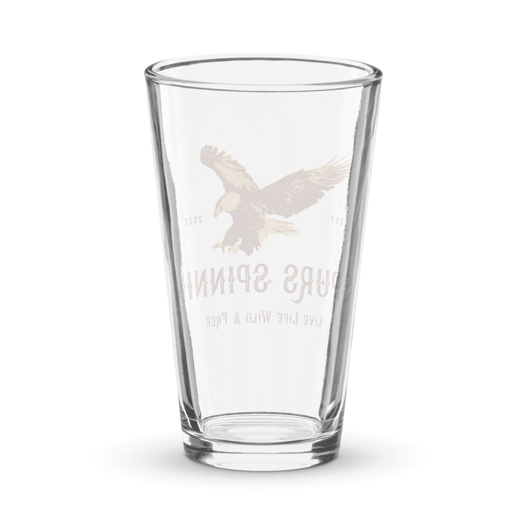 Spurs Spinnin’ Eagle 16oz Classic Pint Glass