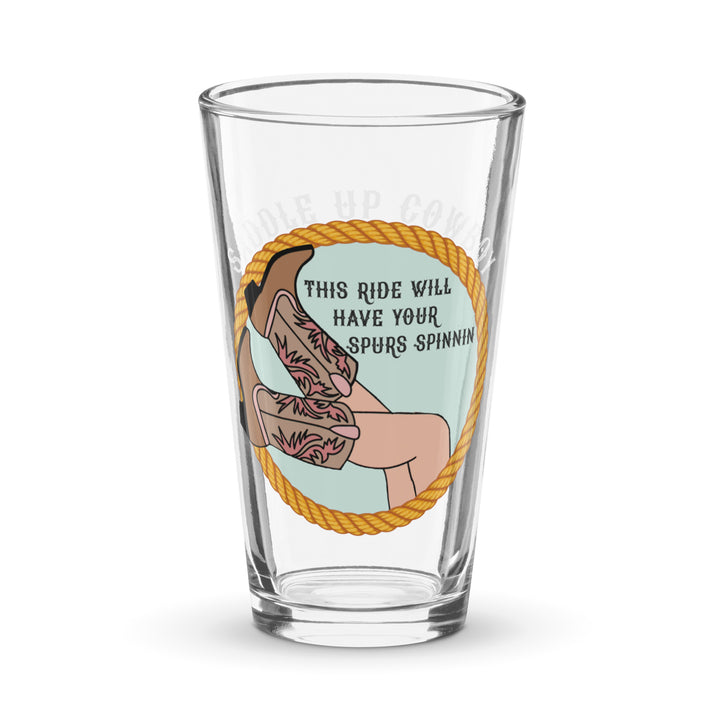 Saddle Up Cowboy 16oz Classic Pint Glass