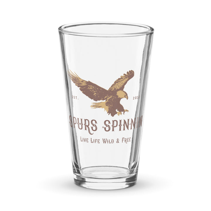 Spurs Spinnin’ Eagle 16oz Classic Pint Glass