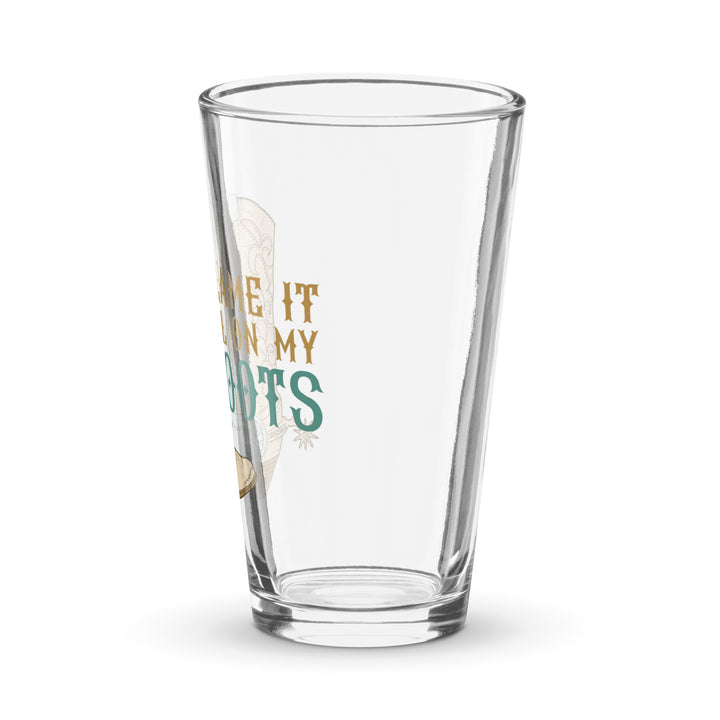 Blame My Roots Boots 16oz Classic Pint Glass