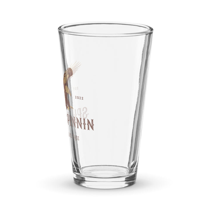 Spurs Spinnin’ Eagle 16oz Classic Pint Glass