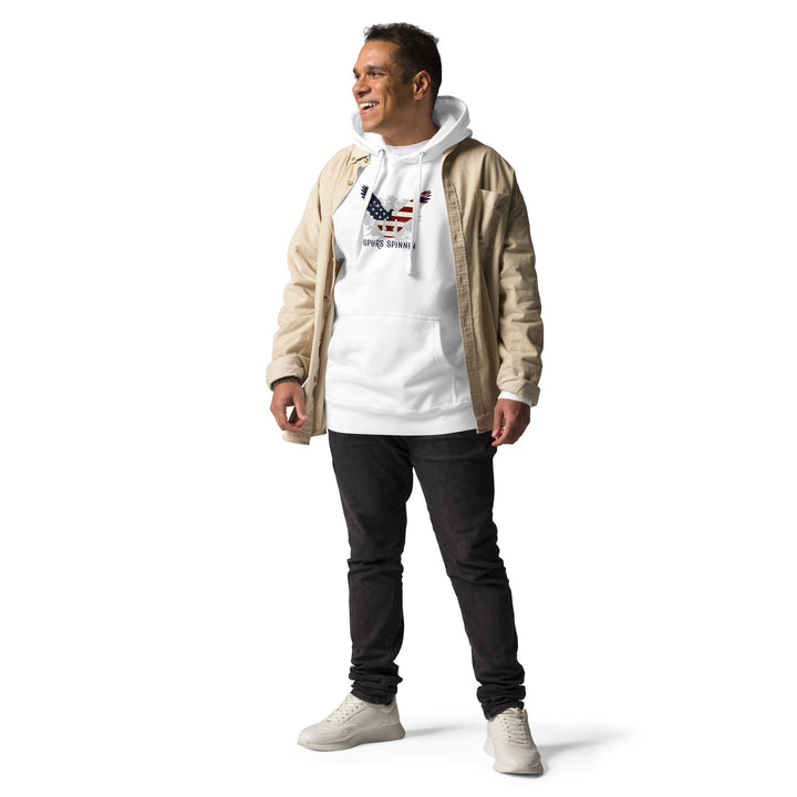 Spurs Spinnin American Flag Eagle Hoodie