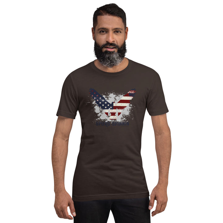 Spurs Spinnin American Flag Eagle Tee