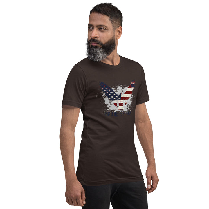 Spurs Spinnin American Flag Eagle Tee